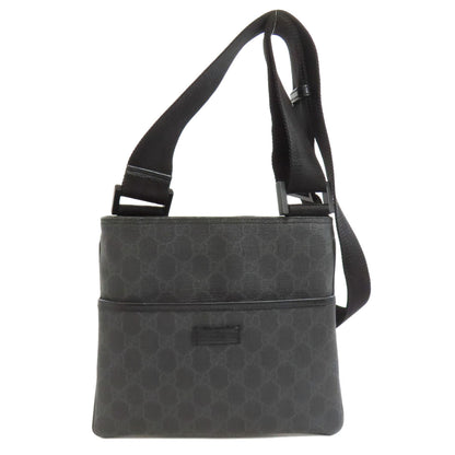GUCCI グッチ 162905 ロングショルダー GGスプリーム ショルダーバッグ PVC レディース 中古