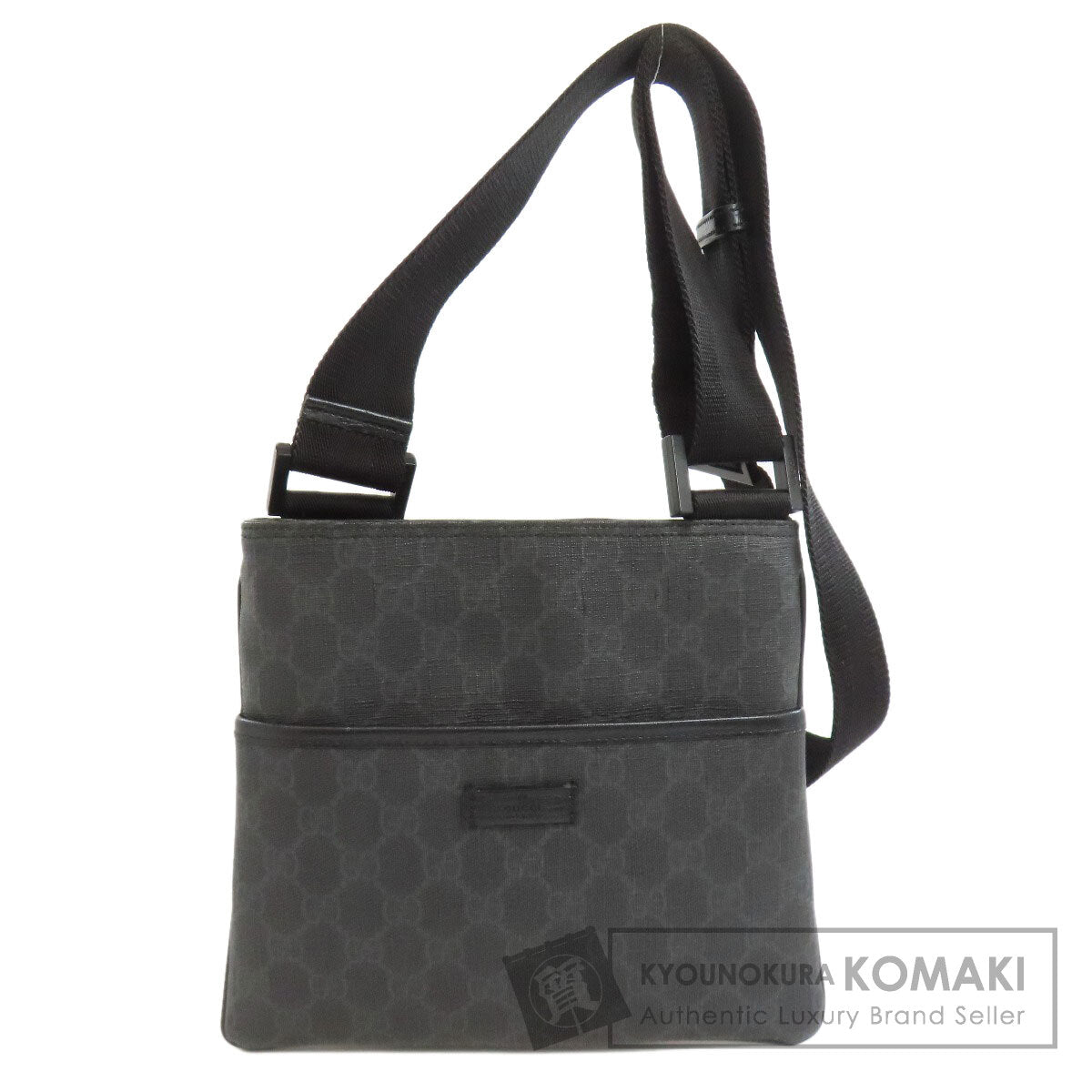 GUCCI グッチ 162905 ロングショルダー GGスプリーム ショルダーバッグ PVC レディース 中古