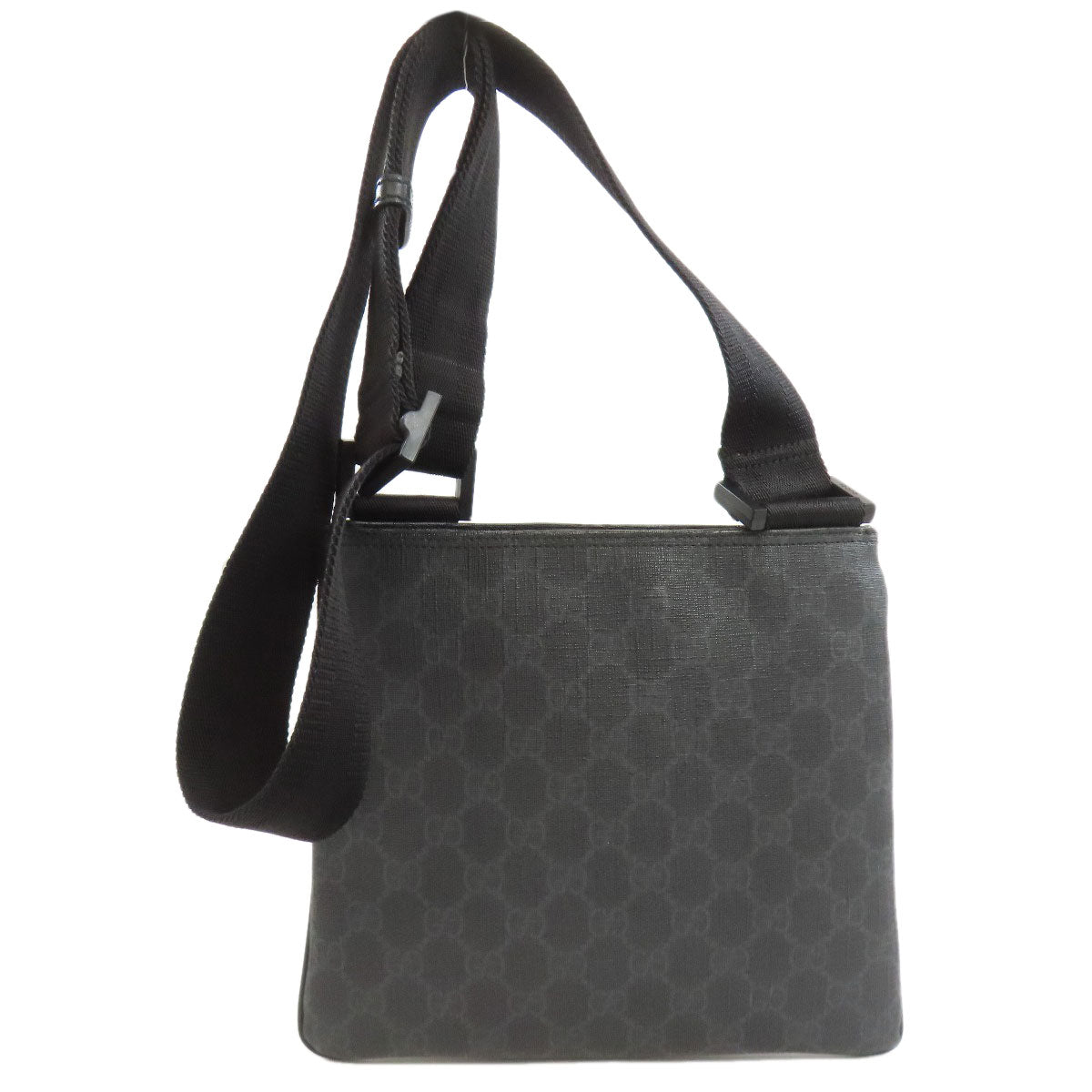 GUCCI グッチ 162905 ロングショルダー GGスプリーム ショルダーバッグ PVC レディース 中古
