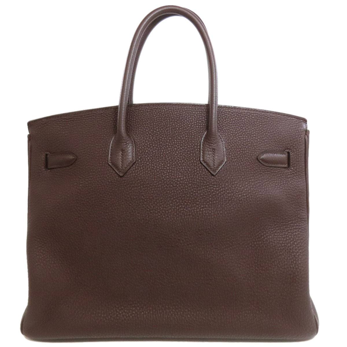 HERMES エルメス バーキン35 シルバー金具 ハンドバッグ トリヨン レディース 中古