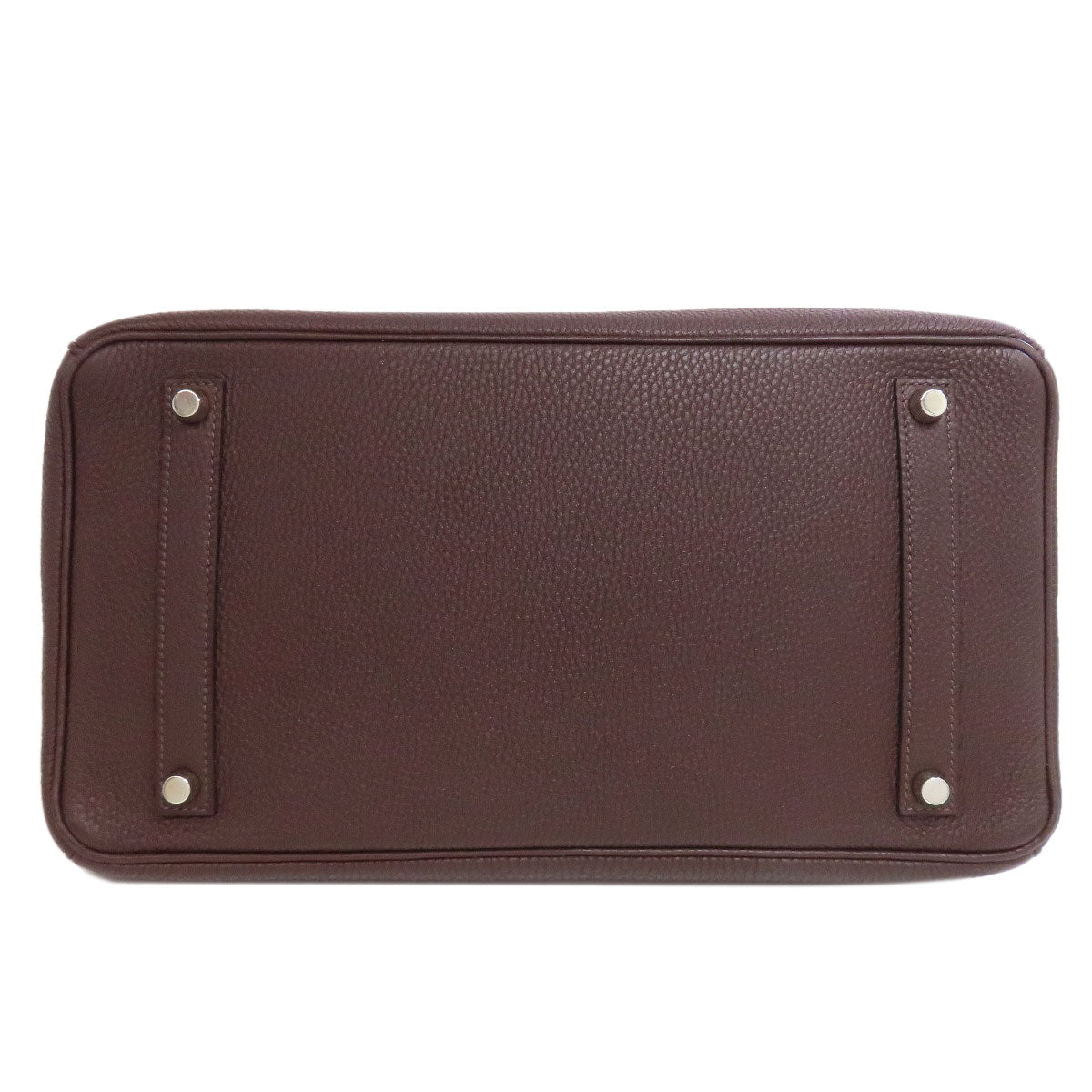 HERMES エルメス バーキン35 シルバー金具 ハンドバッグ トリヨン レディース 中古