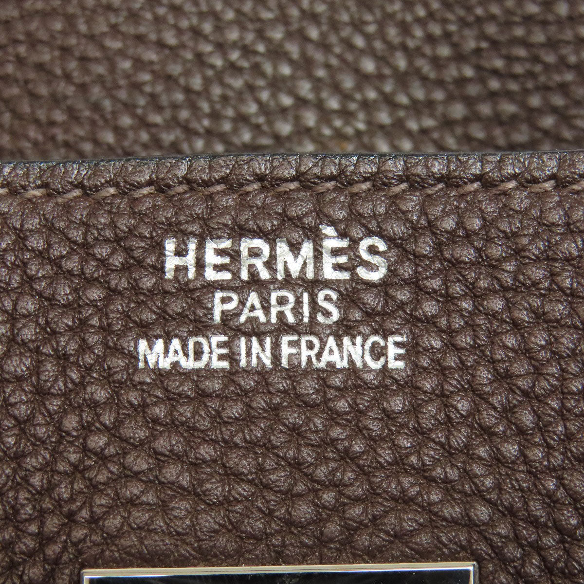 HERMES エルメス バーキン35 シルバー金具 ハンドバッグ トリヨン レディース 中古