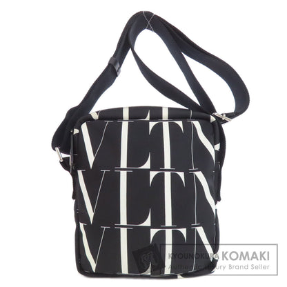 VALENTINO バレンティノ ロゴ ショルダーバッグ キャンバス レディース 中古