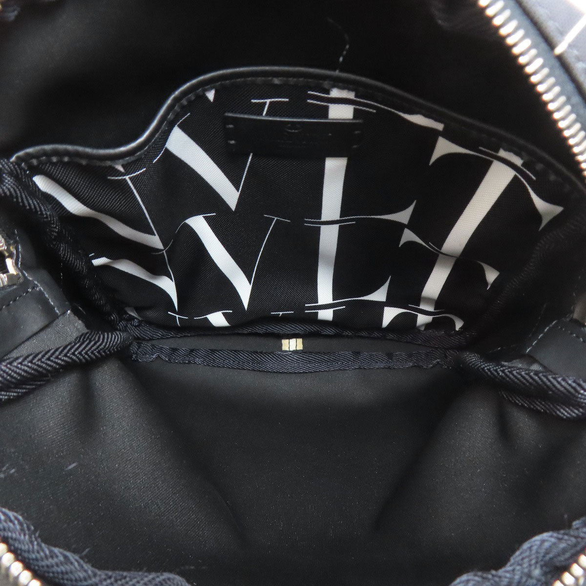 VALENTINO バレンティノ ロゴ ショルダーバッグ キャンバス レディース 中古