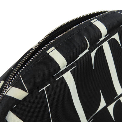 VALENTINO バレンティノ ロゴ ショルダーバッグ キャンバス レディース 中古
