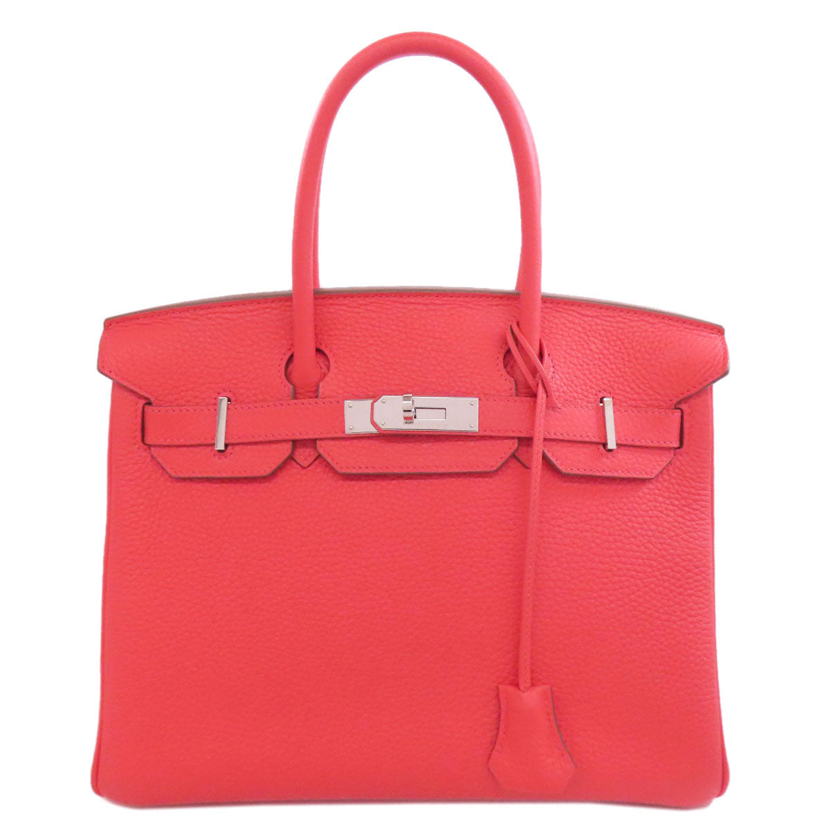 HERMES エルメス バーキン30 ローズジャイプール シルバー金具 ハンドバッグ トリヨンクレマンス レディース 中古