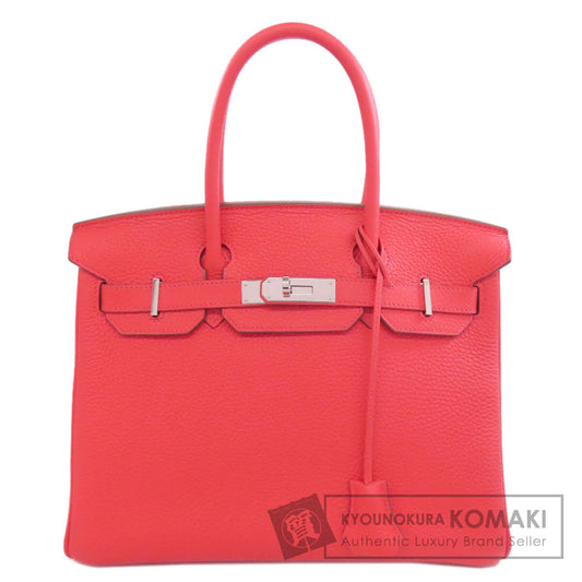HERMES エルメス バーキン30 ローズジャイプール シルバー金具 ハンドバッグ トリヨンクレマンス レディース 中古