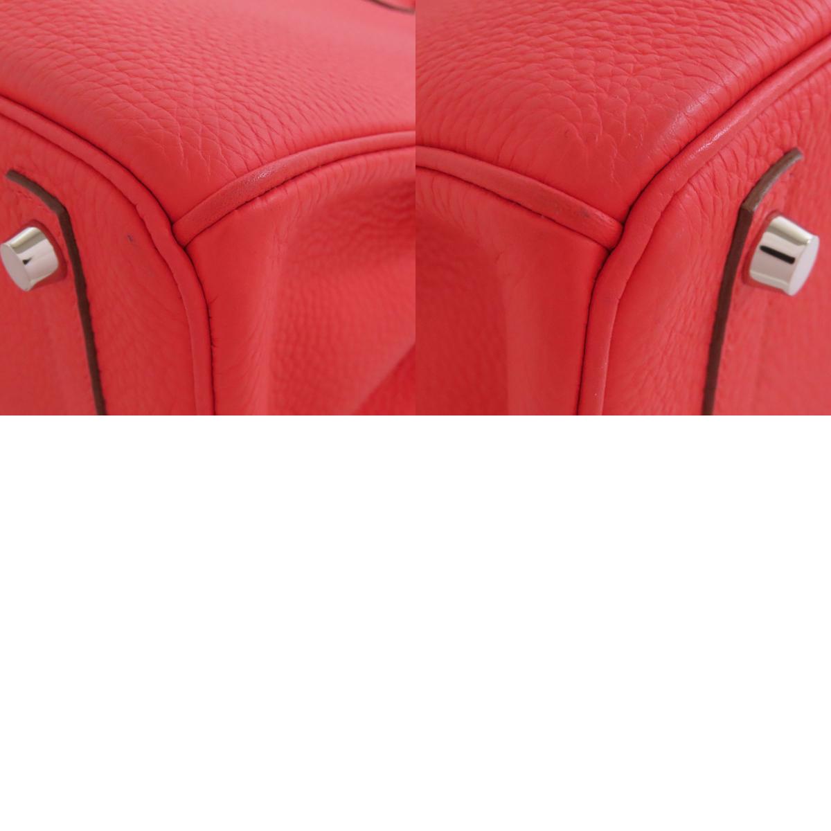 HERMES エルメス バーキン30 ローズジャイプール シルバー金具 ハンドバッグ トリヨンクレマンス レディース 中古