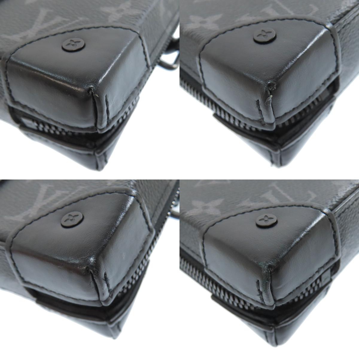 LOUIS VUITTON ルイヴィトン M69838 ソフトトランク・ウォレット 長財布（小銭入れあり） モノグラムエクリプス メンズ 中古
