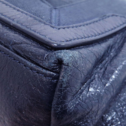 BALENCIAGA バレンシアガ 339933 ネイビーカバス ハンドバッグ カーフ レディース 中古