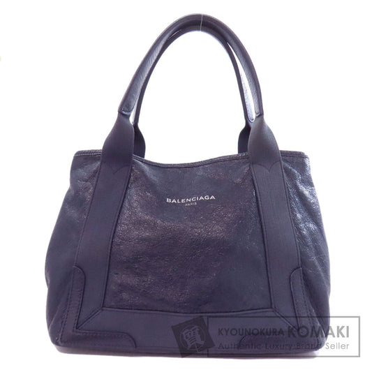 BALENCIAGA バレンシアガ 339933 ネイビーカバス ハンドバッグ カーフ レディース 中古
