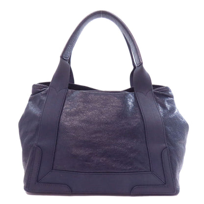 BALENCIAGA バレンシアガ 339933 ネイビーカバス ハンドバッグ カーフ レディース 中古