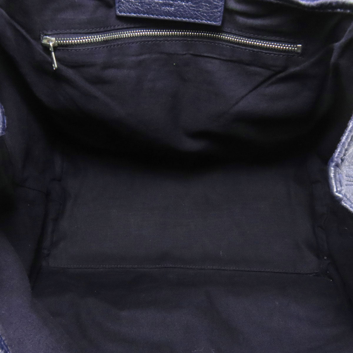 BALENCIAGA バレンシアガ 339933 ネイビーカバス ハンドバッグ カーフ レディース 中古