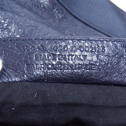 BALENCIAGA バレンシアガ 339933 ネイビーカバス ハンドバッグ カーフ レディース 中古
