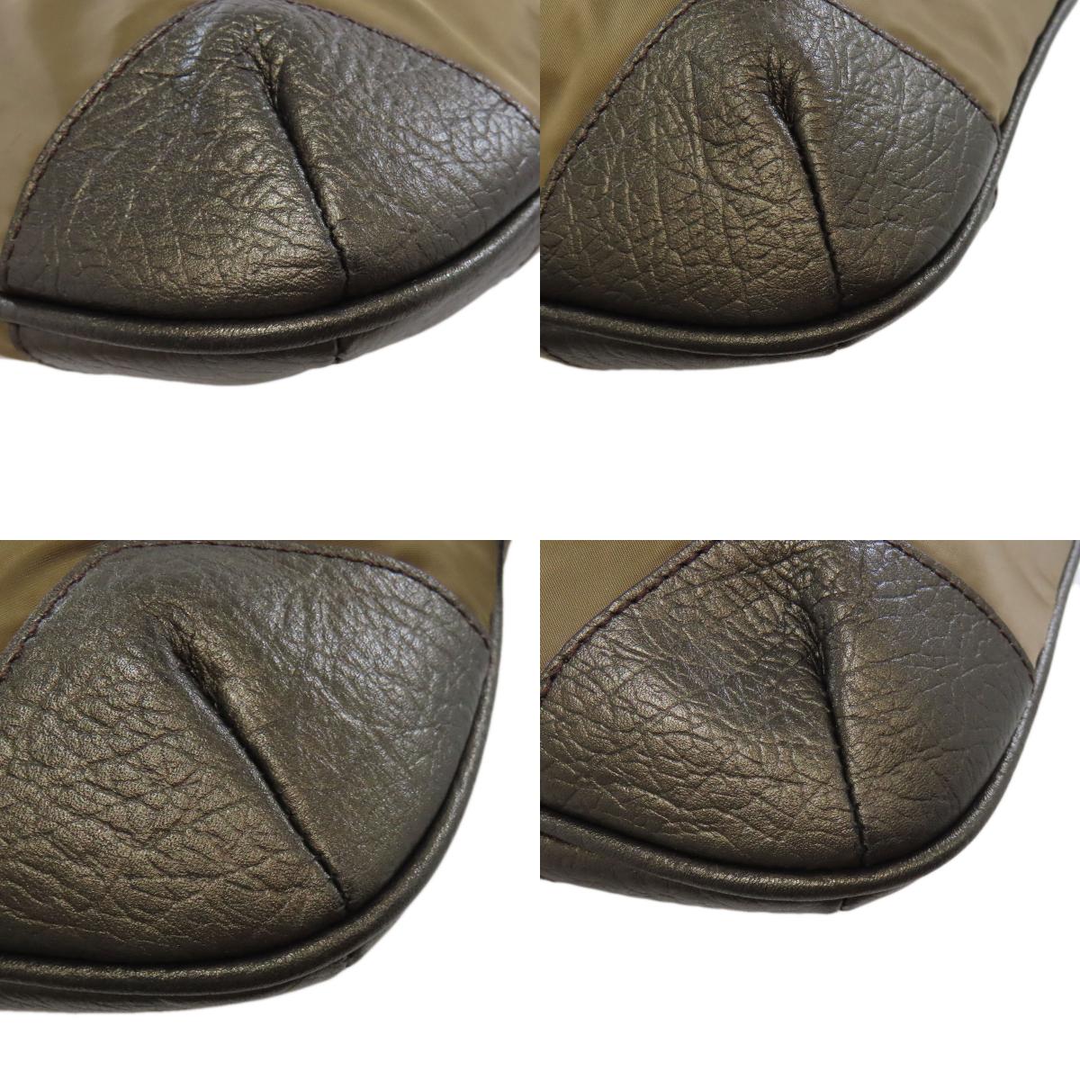 BURBERRY バーバリー ロゴ ショルダーバッグ ナイロン レディース 中古