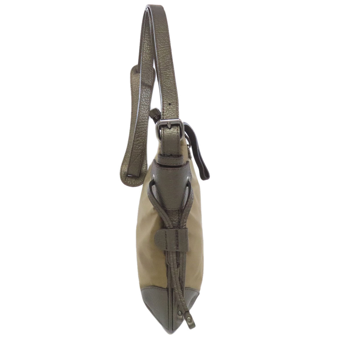 BURBERRY バーバリー ロゴ ショルダーバッグ ナイロン レディース 中古