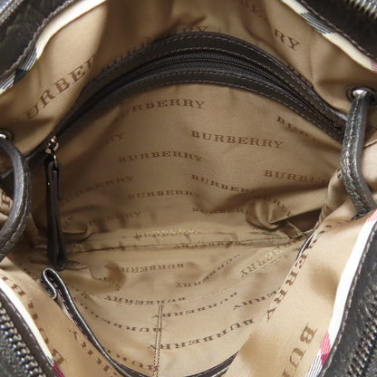 BURBERRY バーバリー ロゴ ショルダーバッグ ナイロン レディース 中古