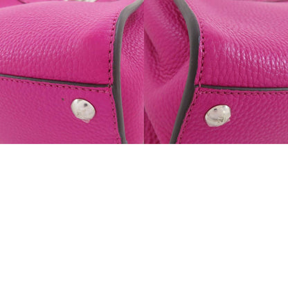 FENDI フェンディ ミニピーカブー 2WAY ハンドバッグ カーフ レディース 中古