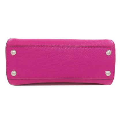 FENDI フェンディ ミニピーカブー 2WAY ハンドバッグ カーフ レディース 中古