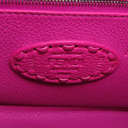 FENDI フェンディ ミニピーカブー 2WAY ハンドバッグ カーフ レディース 中古