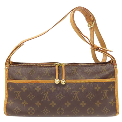 LOUIS VUITTON ルイヴィトン M40008 ポパンクール・ロン ショルダーバッグ モノグラムキャンバス レディース 中古