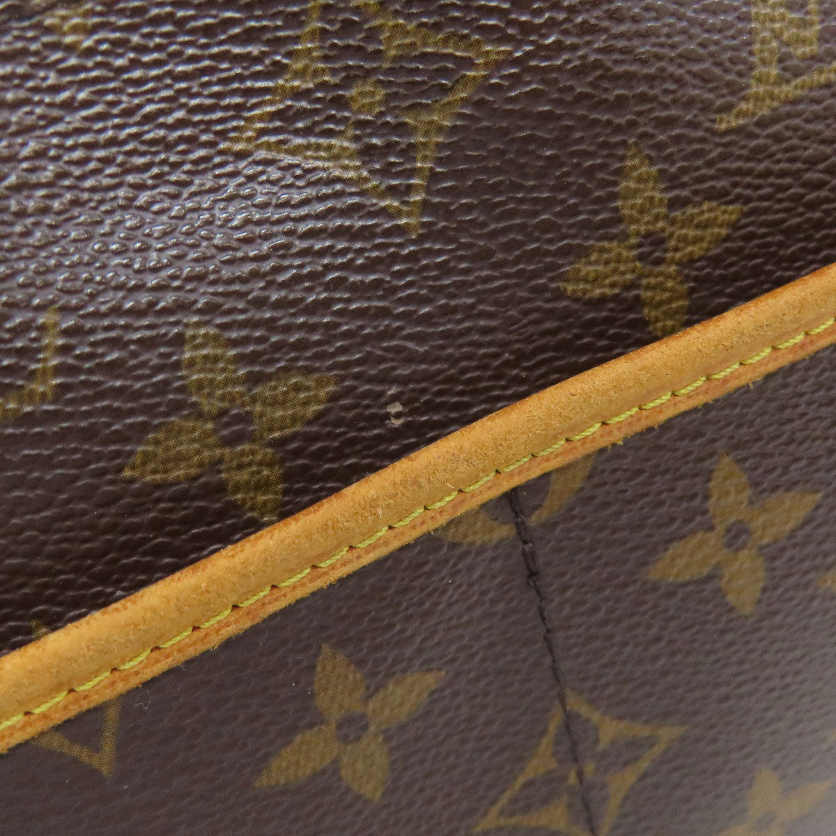 LOUIS VUITTON ルイヴィトン M40008 ポパンクール・ロン ショルダーバッグ モノグラムキャンバス レディース 中古