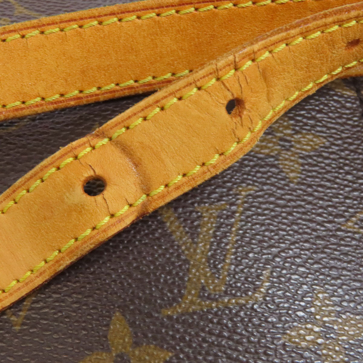 LOUIS VUITTON ルイヴィトン M40008 ポパンクール・ロン ショルダーバッグ モノグラムキャンバス レディース 中古