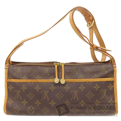 LOUIS VUITTON ルイヴィトン M40008 ポパンクール・ロン ショルダーバッグ モノグラムキャンバス レディース 中古