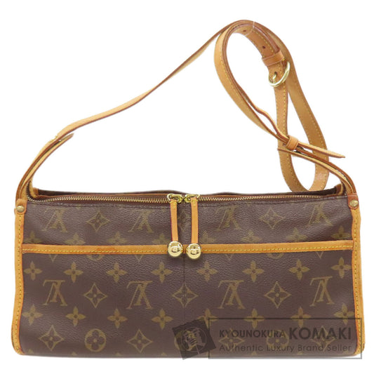 LOUIS VUITTON ルイヴィトン M40008 ポパンクール・ロン ショルダーバッグ モノグラムキャンバス レディース 中古