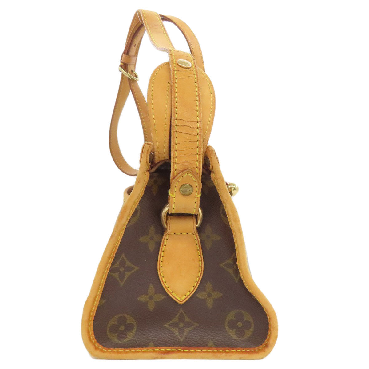 LOUIS VUITTON ルイヴィトン M40008 ポパンクール・ロン ショルダーバッグ モノグラムキャンバス レディース 中古