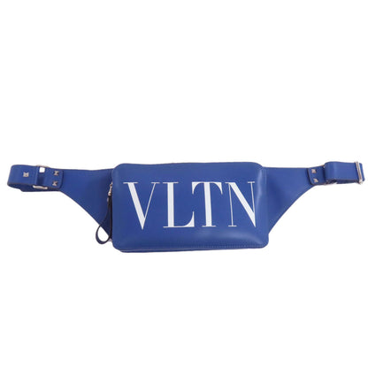 VALENTINO バレンティノ ロゴ ボディバッグ レザー レディース 中古