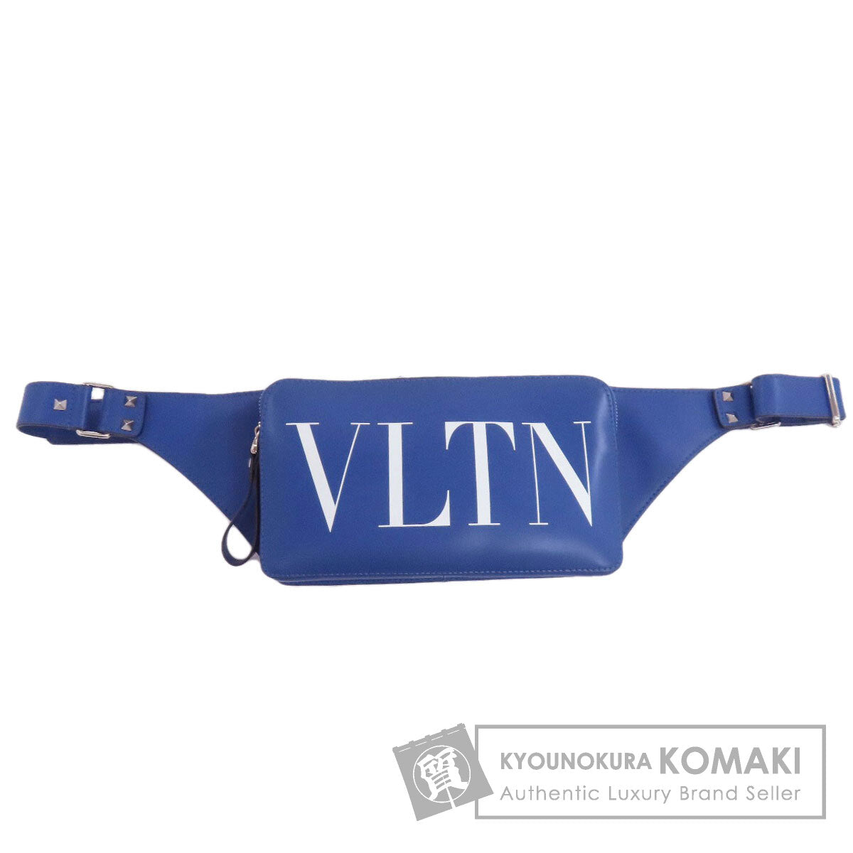 VALENTINO バレンティノ ロゴ ボディバッグ レザー レディース 中古
