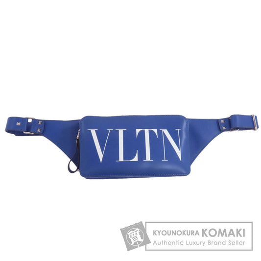 VALENTINO バレンティノ ロゴ ボディバッグ レザー レディース 中古