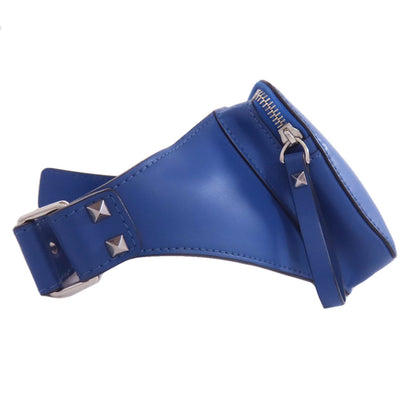 VALENTINO バレンティノ ロゴ ボディバッグ レザー レディース 中古
