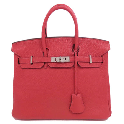 HERMES エルメス バーキン25 ローズジャイプール シルバー金具 ハンドバッグ トリヨン レディース 中古