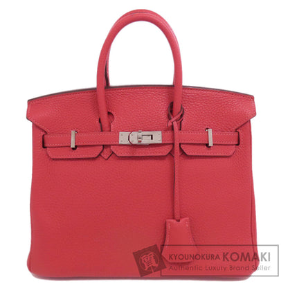 HERMES エルメス バーキン25 ローズジャイプール シルバー金具 ハンドバッグ トリヨン レディース 中古