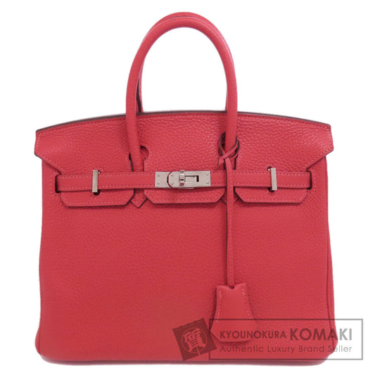 HERMES エルメス バーキン25 ローズジャイプール シルバー金具 ハンドバッグ トリヨン レディース 中古