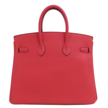 HERMES エルメス バーキン25 ローズジャイプール シルバー金具 ハンドバッグ トリヨン レディース 中古