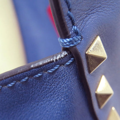 VALENTINO バレンティノ スタッズ 2WAY トートバッグ レザー レディース 中古