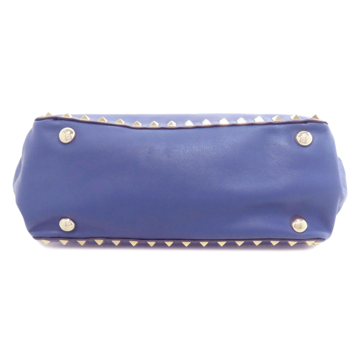 VALENTINO バレンティノ スタッズ 2WAY トートバッグ レザー レディース 中古