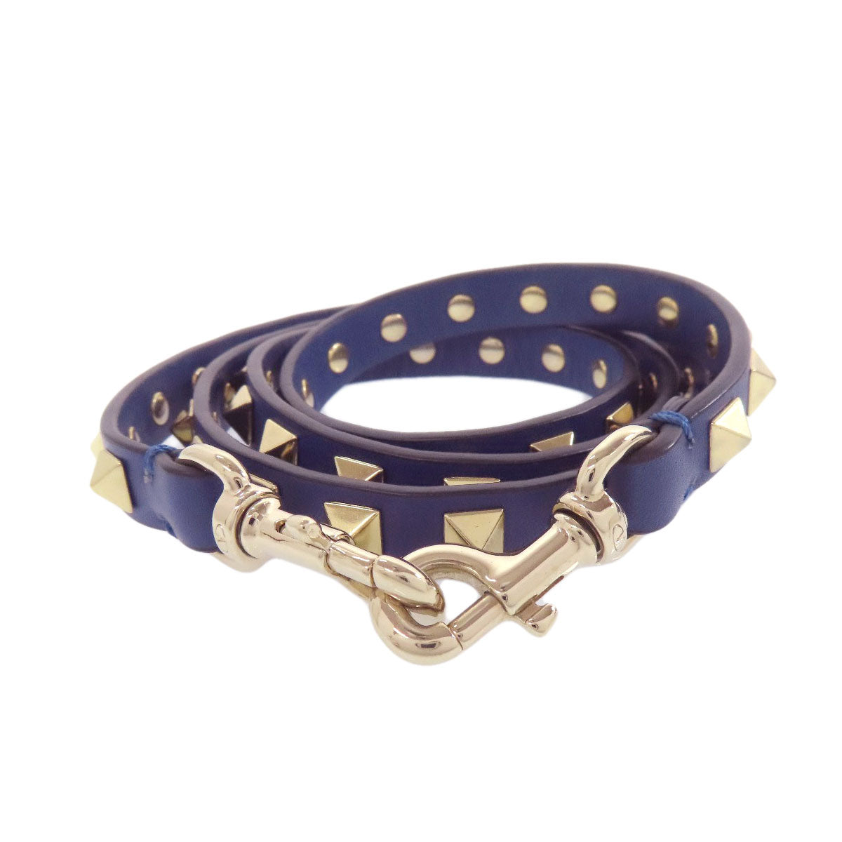 VALENTINO バレンティノ スタッズ 2WAY トートバッグ レザー レディース 中古