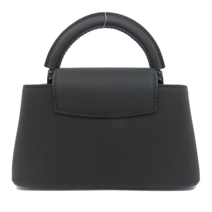 LOUIS VUITTON ルイヴィトン M23955 カプシーヌEW MINI ハンドバッグ カーフ レディース 中古