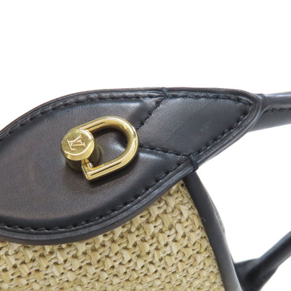 LOUIS VUITTON ルイヴィトン M59961 プティバケット ハンドバッグ ラフィア レディース 中古
