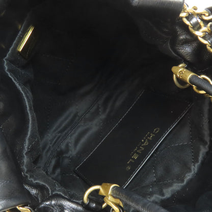 CHANEL シャネル シャネル22 ゴールド金具 ハンドバッグ ラムスキン レディース 中古