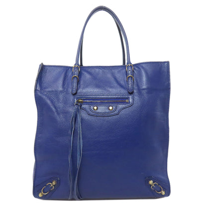 BALENCIAGA バレンシアガ ザ ペーパー ハンドバッグ カーフ レディース 中古