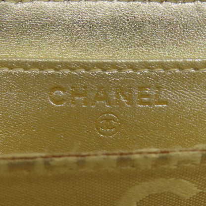 CHANEL シャネル ココマーク ステッチ ゴールド金具 コインケース デニム レディース 中古