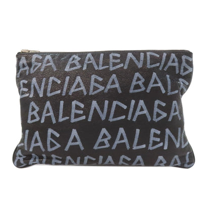 BALENCIAGA バレンシアガ 535532 キャリークリップ M クラッチバッグ カーフ レディース 中古