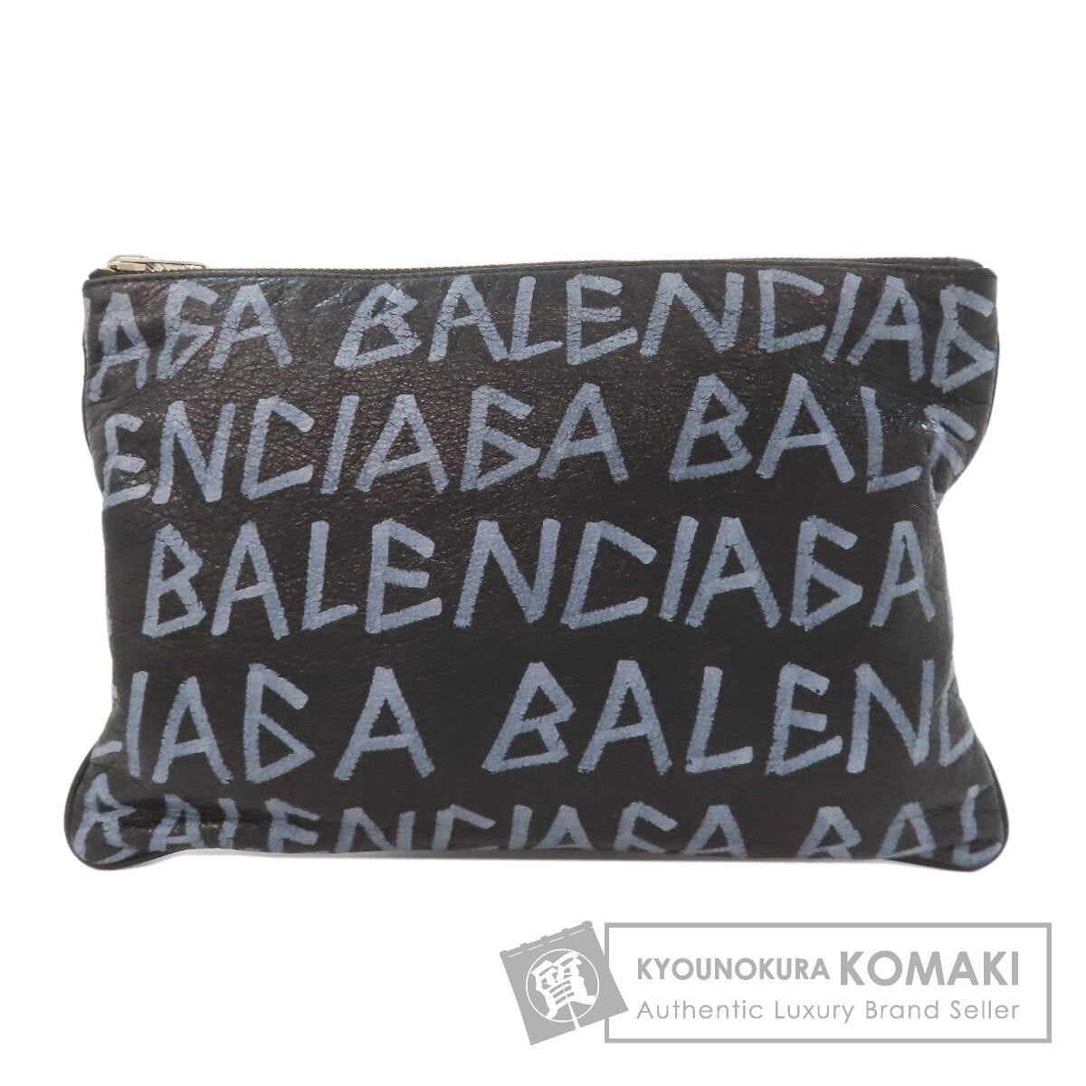 BALENCIAGA バレンシアガ 535532 キャリークリップ M クラッチバッグ カーフ レディース 中古