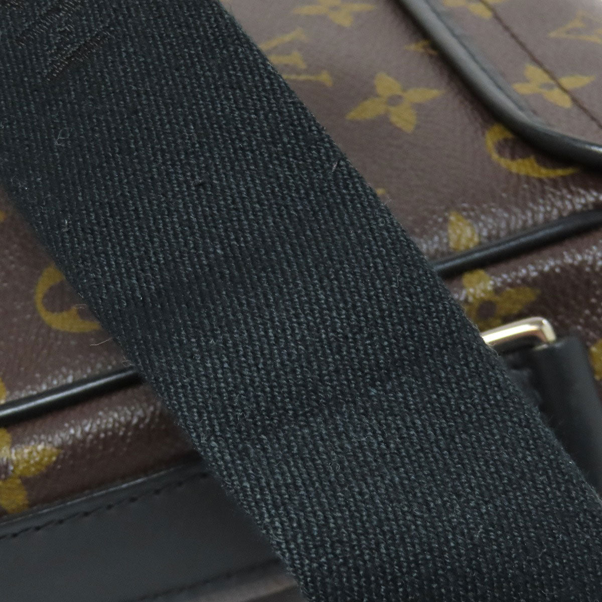 LOUIS VUITTON ルイヴィトン M56717 バスPM モノグラムマカサー ショルダーバッグ モノグラムキャンバス メンズ 中古