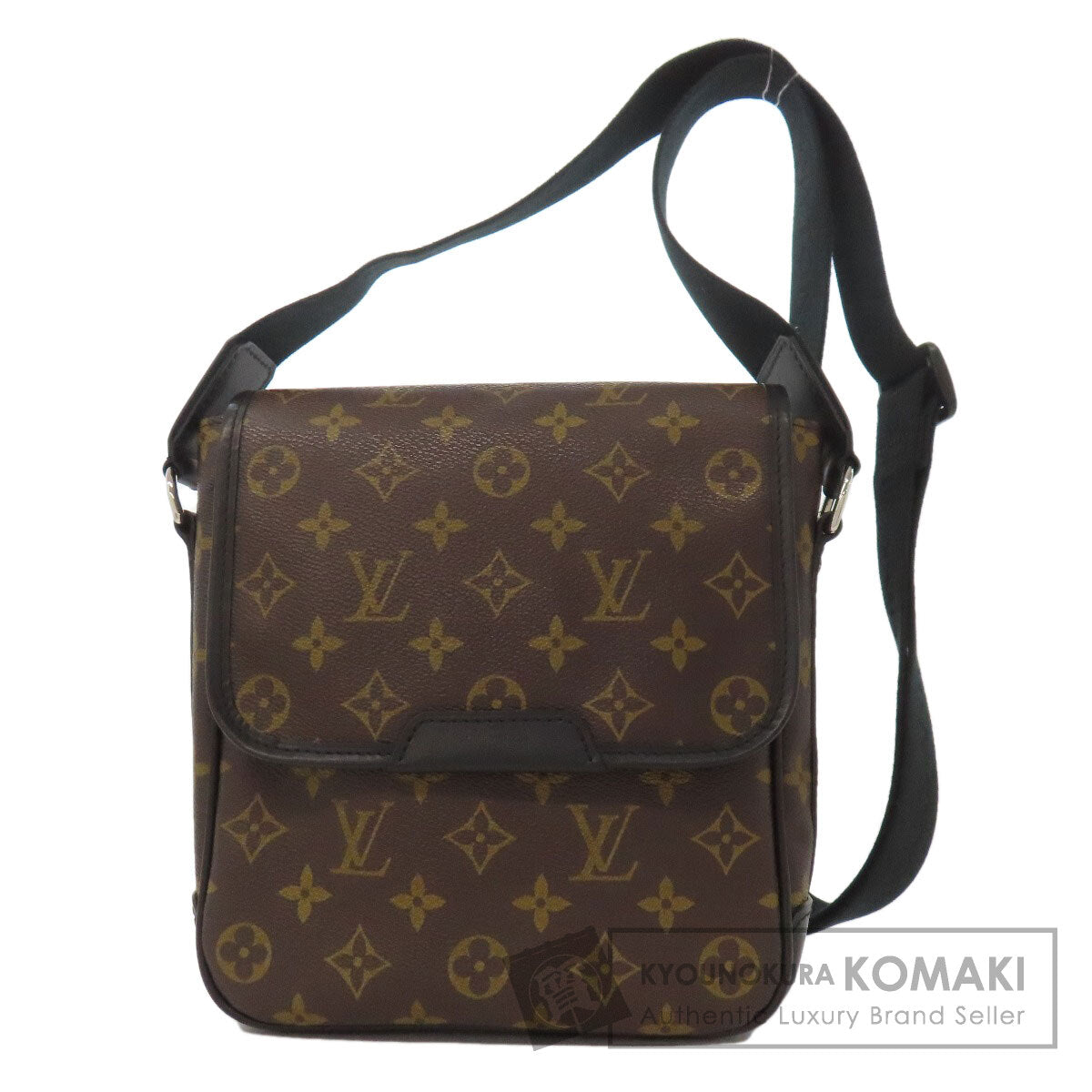 LOUIS VUITTON ルイヴィトン M56717 バスPM モノグラムマカサー ショルダーバッグ モノグラムキャンバス メンズ 中古